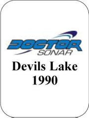 Lowrance Devils Lake 1990 map