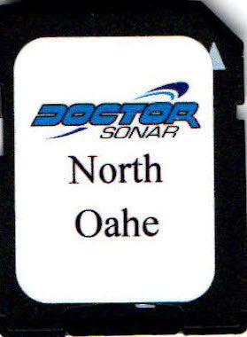 Oahe South Dakota - North Map